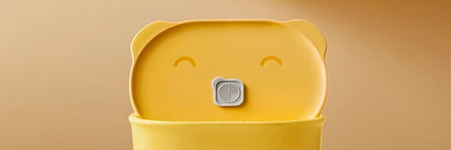 BUYDEEM北鼎 猪猪盒 多功能陶瓷带盖食盒 可蒸可烤可微波 小鹅黄 17cm CT1006