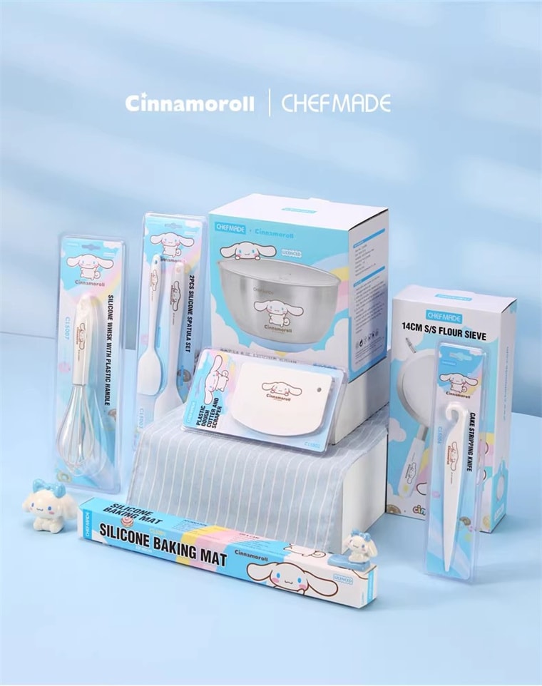 Cinnamoroll Co-branded Baking Kit Home Kitchen Gadget DIY Baking Manual Whisk 1Pc