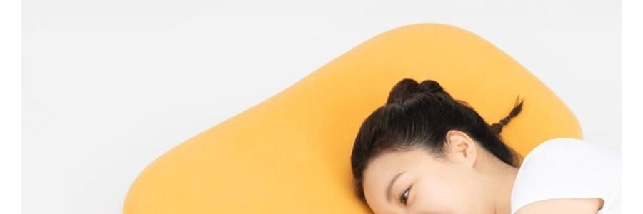 躺岛 3.0猫肚皮枕 记忆棉枕头护颈椎助睡眠枕头 大橘已定 66x40x11cm