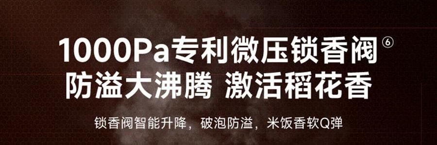 【亚米独家】BEAR小熊 铁釜电饭煲3L  防溢易清洁 微压烹饪 0 氟健康不粘煮饭锅 RC-5L30A19