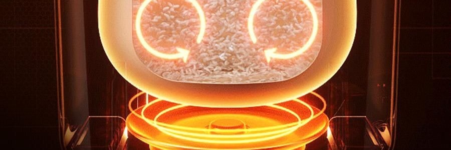 【亚米独家】BEAR小熊 铁釜电饭煲3L  防溢易清洁 微压烹饪 0 氟健康不粘煮饭锅 RC-5L30A19