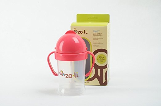 BOT Straw Sippy Cup - Pink 6 oz