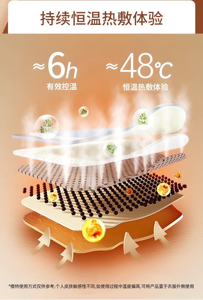 【中国直邮】敬修堂  艾草暖膝贴草本热敷恒温膏药贴艾灸贴膝盖关节发热贴热灸贴  2袋/盒