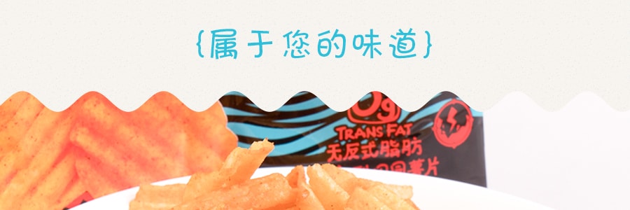OISHI上好佳 KRAKEN鲨 波浪薯片 火辣味 60g