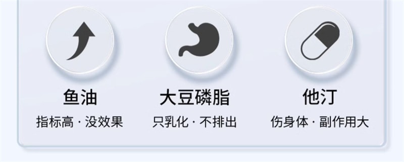 【中国直邮】 莱特维健 南极磷虾油omega3高浓度软胶囊60粒