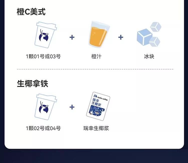 【中國直郵】 瑞幸咖啡 元氣彈系列即溶凍乾黑咖啡粉 經典混合 2.3g*18