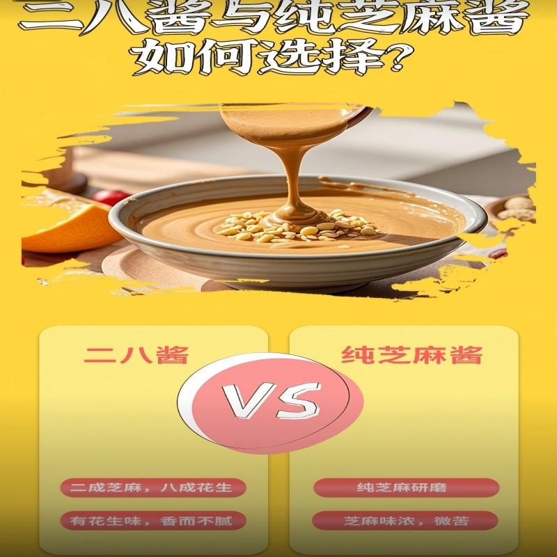 【中國直郵】 古松老北京二八醬芝麻醬純家用熱乾面拌麵醬涼拌麻辣燙火鍋蘸料專用調味醬料二八醬320g
