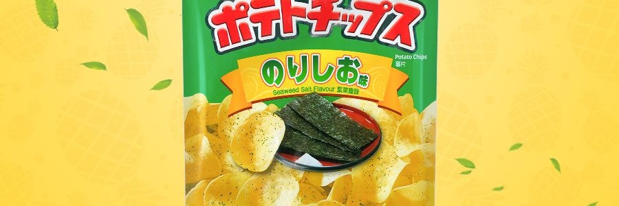 日本NISSIN日清 湖池屋 香脆薯片 紫菜盐味 55g