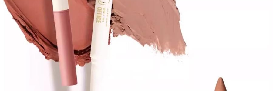 OUT OF OFFICE喔野 雙色唇線筆 OOO雙頭纖雕立體唇線筆 唇線+唇部打底一筆雙色 肉感飽滿唇 柔霧啞光不易蹭 #01 裸杏色【HOT】