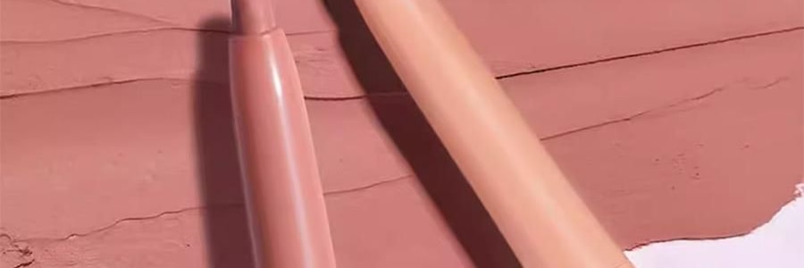 OUT OF OFFICE喔野 雙色唇線筆 OOO雙頭纖雕立體唇線筆 唇線+唇部打底一筆雙色 肉感飽滿唇 柔霧啞光不易蹭 #01 裸杏色【HOT】