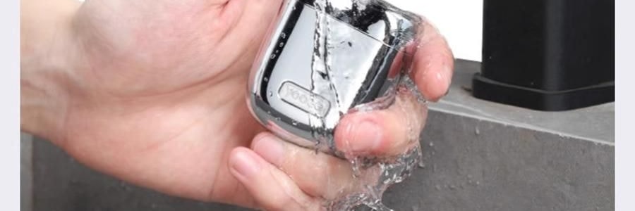 YOOSE有色 潮流便利合金刮鬍刀 男士車內專用電動迷你刮鬍刀 全身防水 男友禮物 #MINI 2.0 電鍍銀【王一博同款】