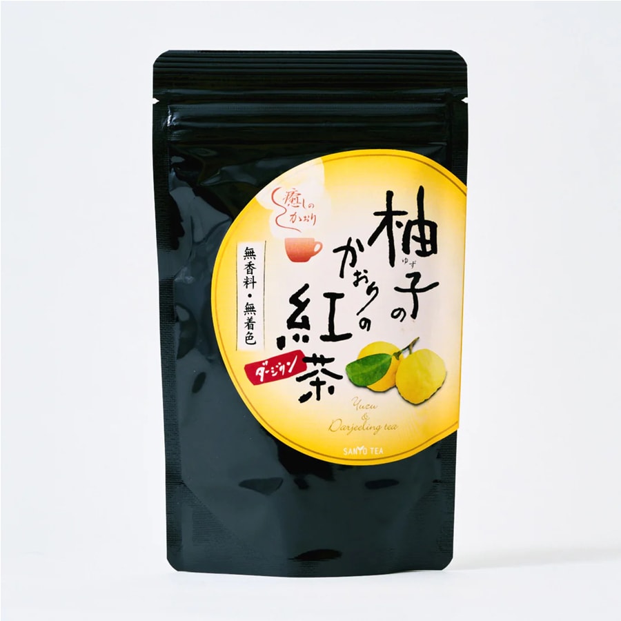 【日本直邮】日本 SANYO 山阳商事 柚子香红茶 茶包 10包