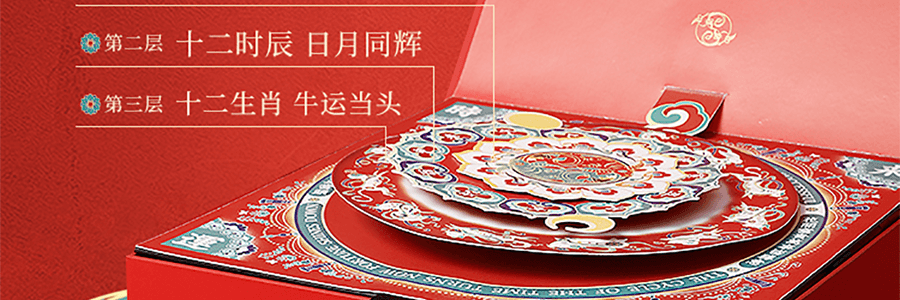 知味觀 時來運轉禮盒 羅盤轉動 好運全開 送轉運對聯 /喜慶紅包