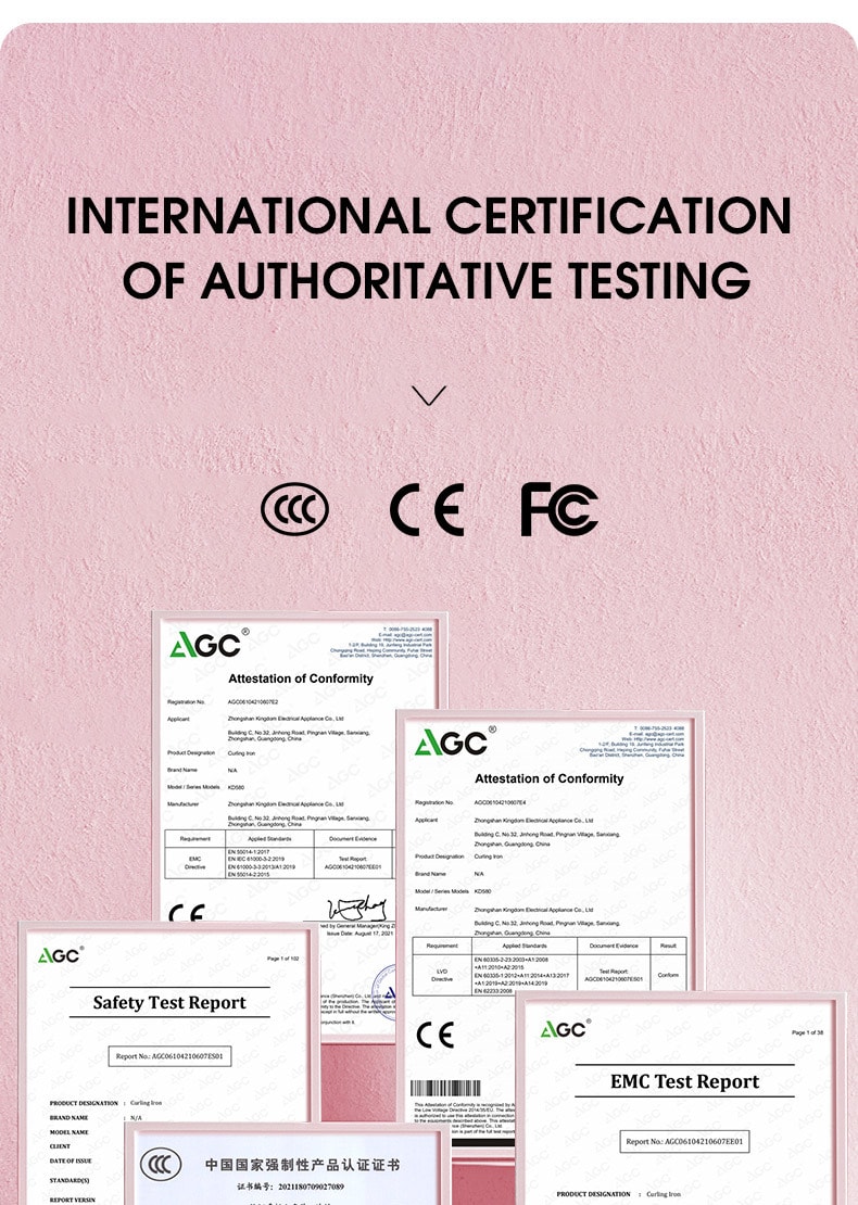 K·SKIN金稻 捲髮棒電動 防燙電捲髮棒 加長小卷迷你 瀏海內扣羊毛捲 KD580 白色