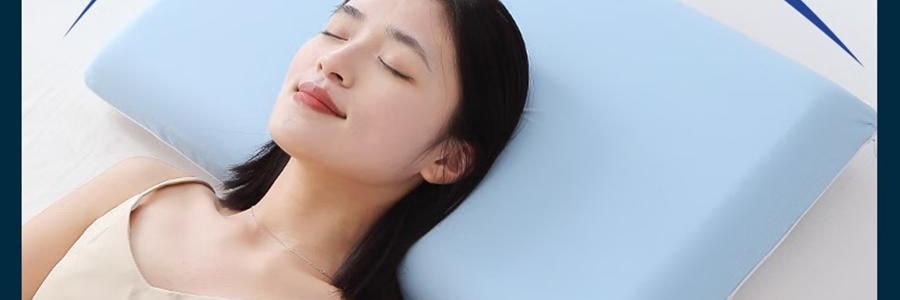 NOYOKE诺伊曼 记忆棉枕头 酒店升级款护颈减压 高枕10cm 【带双感枕套】 70*42*10cm