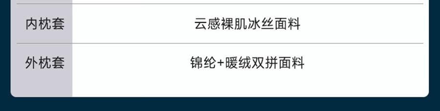 NOYOKE诺伊曼 记忆棉枕头 酒店升级款护颈减压 高枕10cm 【带双感枕套】 70*42*10cm