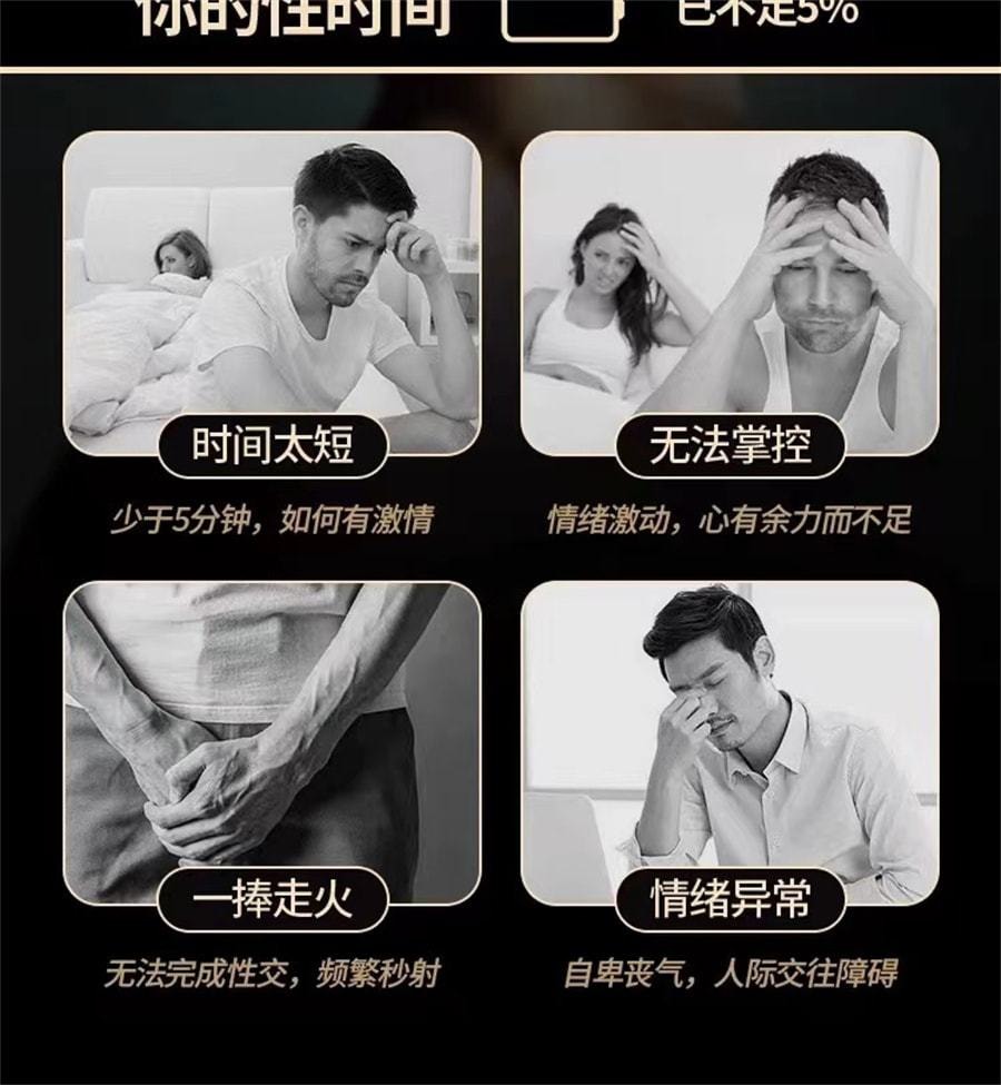盐酸达泊西汀片30mg*2片/盒 为爱延时治疗早泄