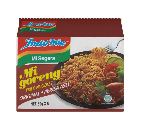 【马来西亚直邮】印尼 INDOMIE 营多面 传统口味干捞快熟面 80g x 5包