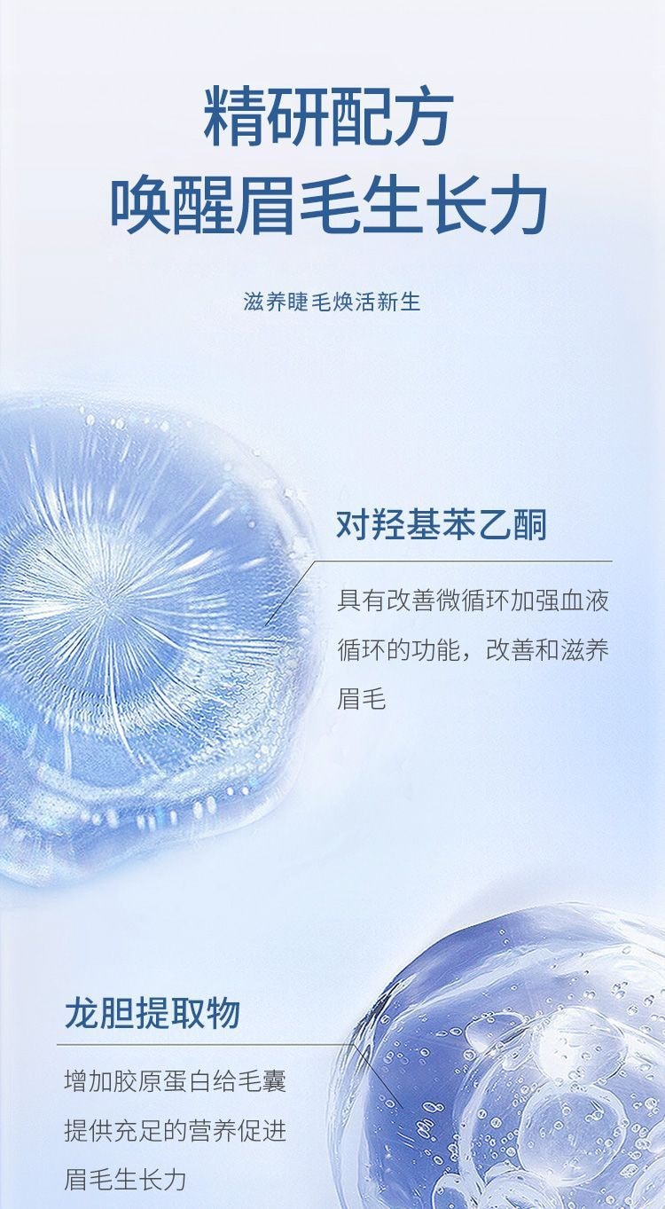 【中国直邮】国药集团 赛诺方 眉毛快速增长浓密 眉毛营养液 一盒