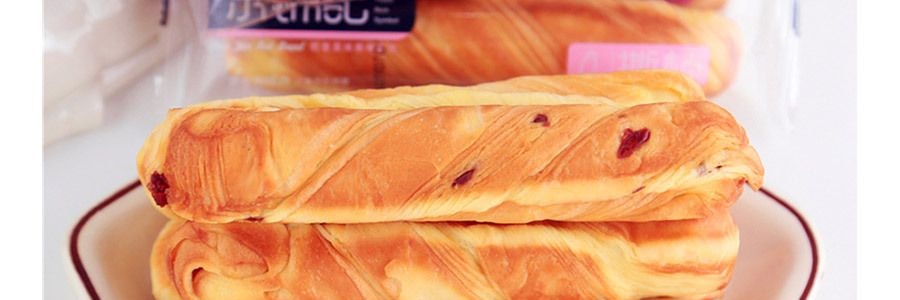 樂錦記 蔓越莓味 撕棒麵包 380g