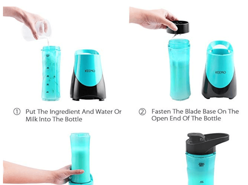 Blender For Shakes And Smoothies  Single Serve Blender