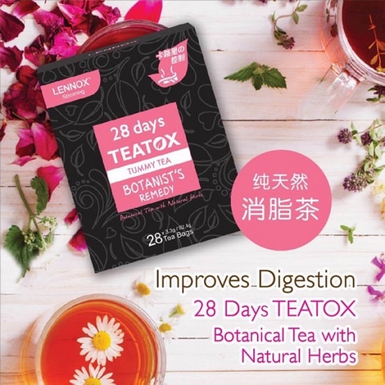 【马来西亚直邮】日本 LENNOX 28天消脂茶包 28packs