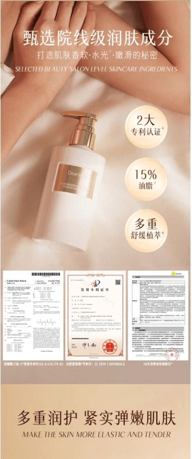【王星越同款】独特艾琳 香氛身体乳 250ML-我的少年