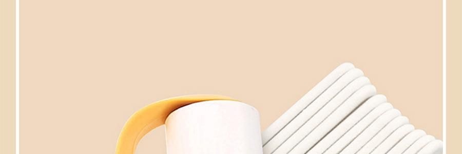 兒童專用植絨衣架 防滑無痕晾衣架 寶寶衣物專用掛架 10 個/組 黃色