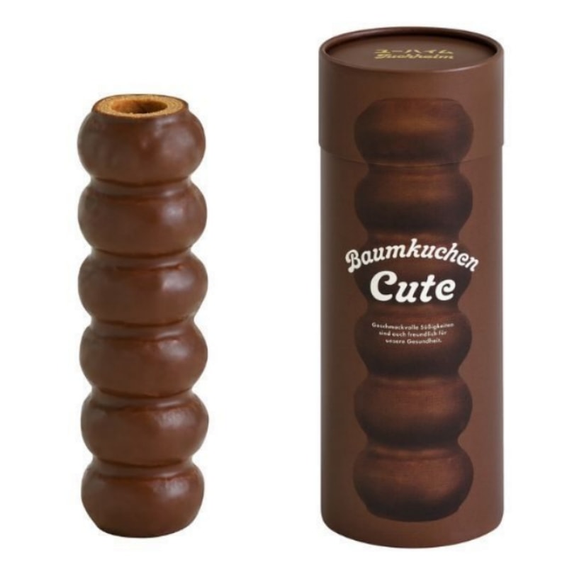 【日本直郵】日本網紅零食JUCHHEIM CUTE 爆款零食 黑巧克力口味年輪球 1條裝