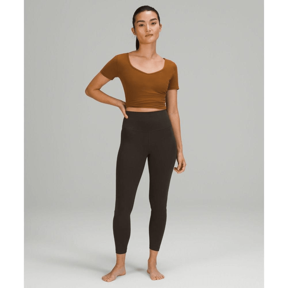 LULULEMON||Lululemon Align™ 高腰褲 24吋 *亞洲版||Dark Olive L LW5CRDA