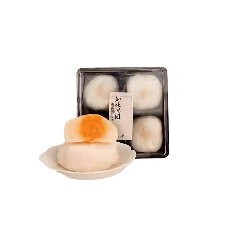 【中國直郵】 知味觀 網紅乾吃湯圓早餐速食糯米糍糕點零食小吃食品芒果福團麻薯160克*2盒