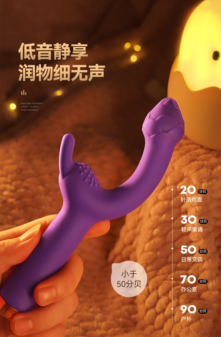 Massage vibrator second tide av stick erotic products purple (Elena) models  adult erotic products - Yami.com