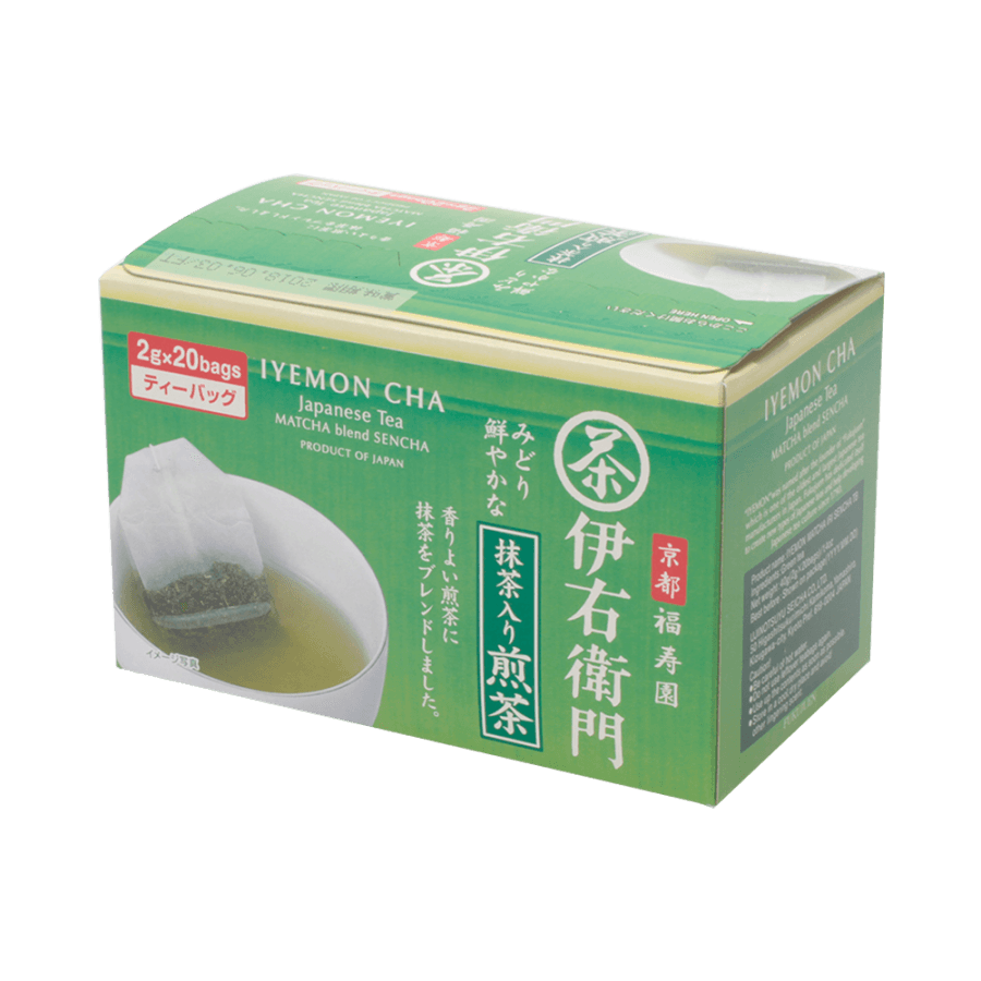 Iemon Sencha Tea Bag With Matcha 2gx20