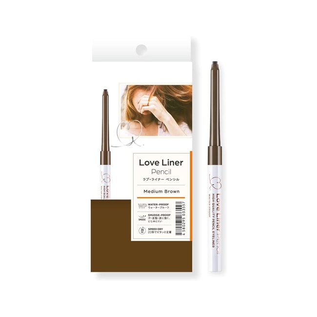 【日本直邮】MSH Love Liner极细防水不晕染眼线胶笔 Medium Brown中棕色 0.1g