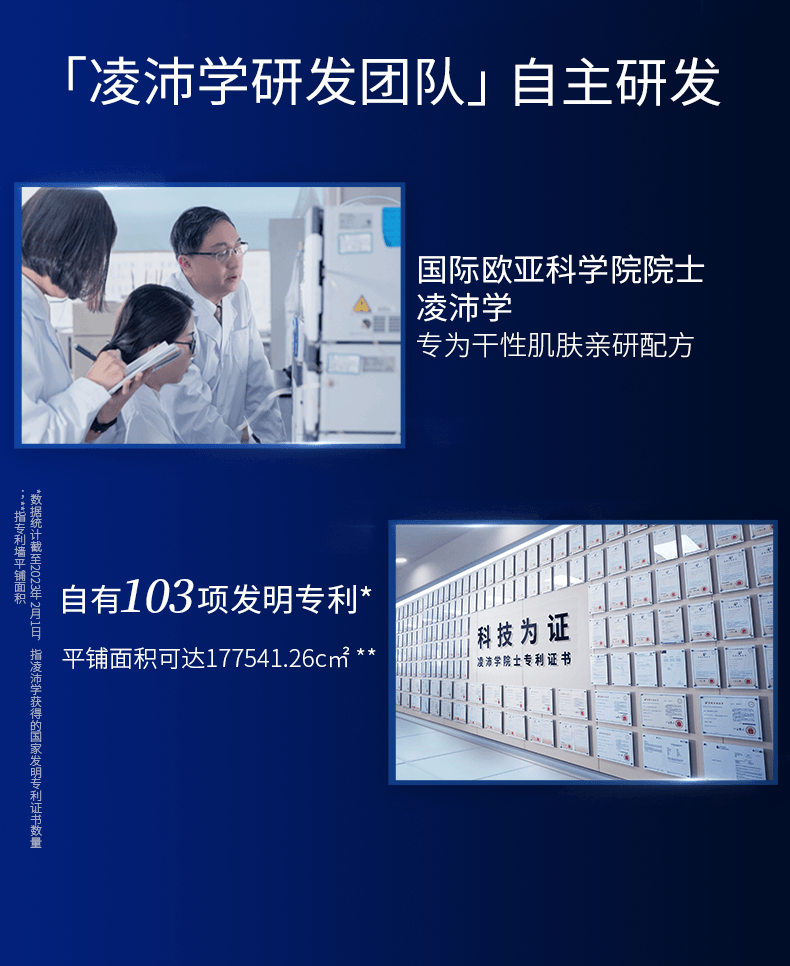 【玻尿酸之父】中国 PROF.LING凌博士新品玻尿酸钠多肽补水保湿紧致提拉面膜5片装 抖音好物