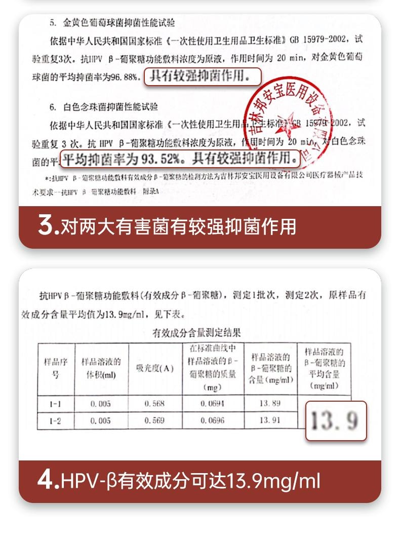 【中国直邮】 北京同仁堂 医用抗HPV病毒妇科凝胶3g*1支/盒