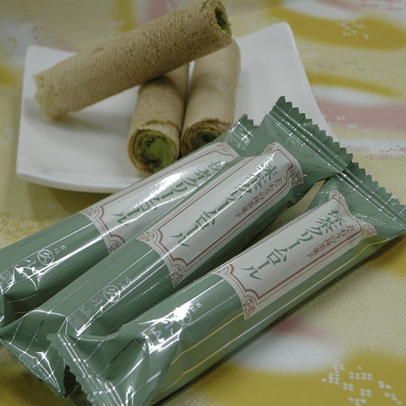 【日本直郵】 現貨丸久小山園常規款抹茶奶油蛋捲宇治抹茶蛋捲16枚裝