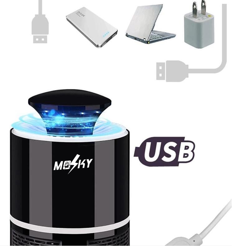  MOSKY [對抗蚊子] L250 USB滅蚊燈家用室內滅蟲驅蚊器防蚊子捕蚊神器嬰兒滅蟲燈(黑色)