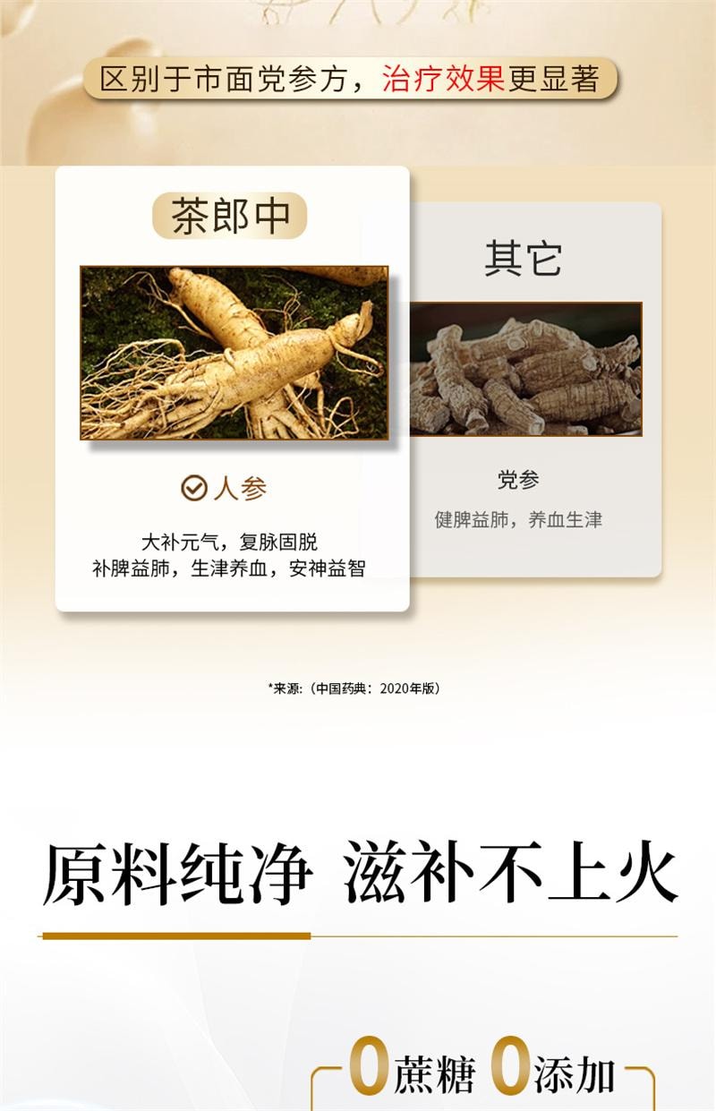 【中國直郵】 茶郎中 生脈袋泡茶otc生脈飲人參方益氣養陰生津心悸氣短生脈散 4g*18袋/盒