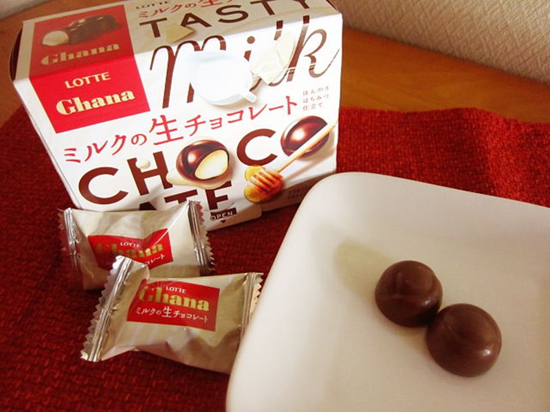 【日本直邮】DHL直邮3-5天到 日本乐天LOTTE 蜂蜜牛奶夹心生巧克力 64g
