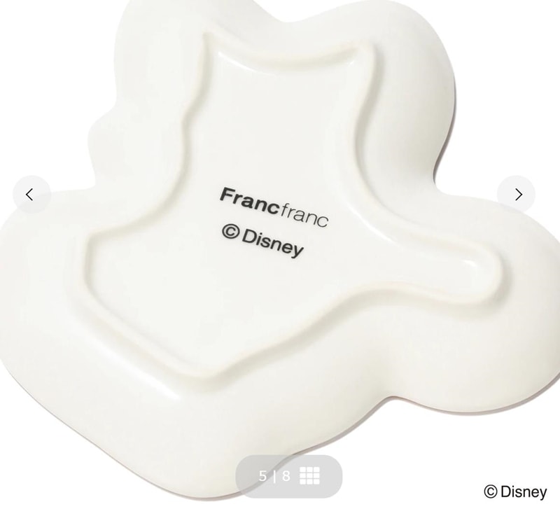 【日本直邮】日本FRANCFRANC 迪士尼联名限定款 米妮小盘 1个装