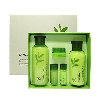 Greentea Balancing Skin Care Set (For Normal To Combination Skin)