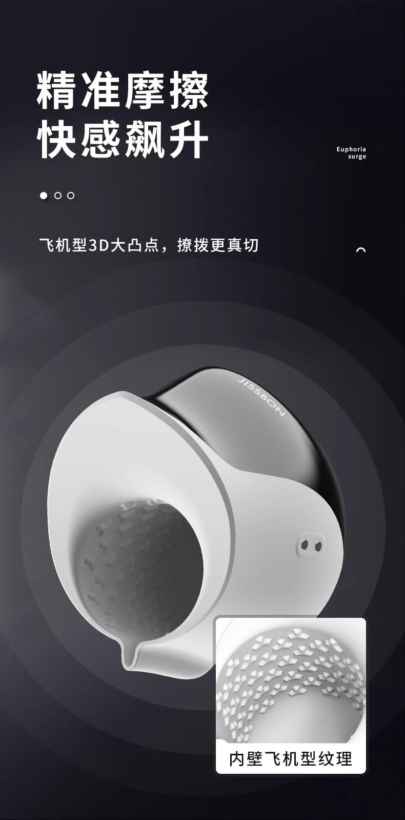 Jissbon傑士邦 月光騎士 訓練延遲器 3D凸點按摩 減敏鍛鍊飛機杯 延時降低敏感度