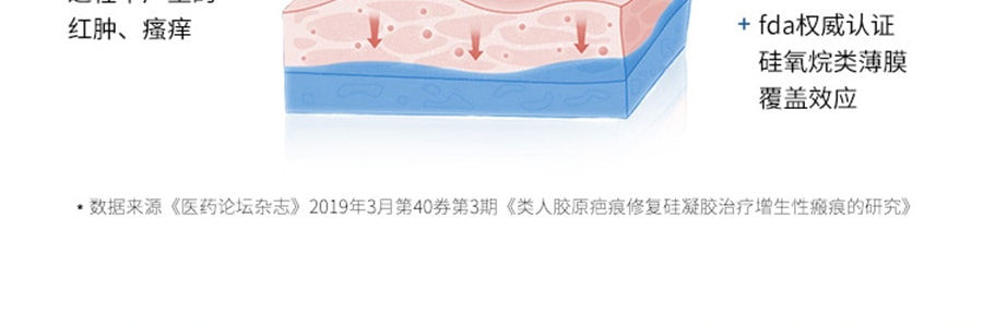 可痕 类人胶原蛋白疤痕修复硅凝胶 15g (淡化疤痕/预防增生)