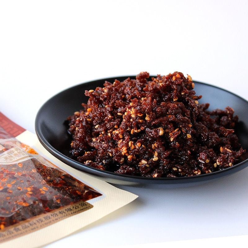 【中国直邮】 皓浩 牛仔骨味辣条小时候童年怀旧麻辣零食大礼包儿时回忆香辣小吃 重庆风味牛仔骨辣条 16g*3包