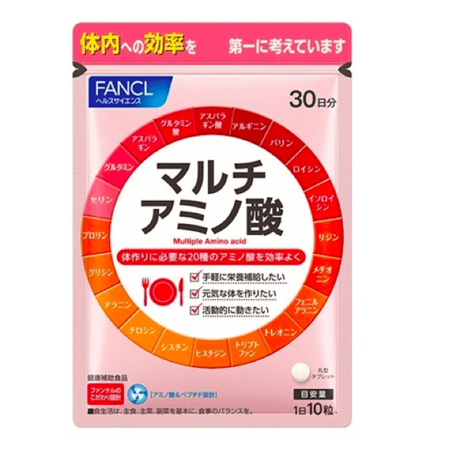 【日本直邮】FANCL芳珂 综合蛋白氨基酸 补充氨基酸强化抵抗力 健体 300粒30日份