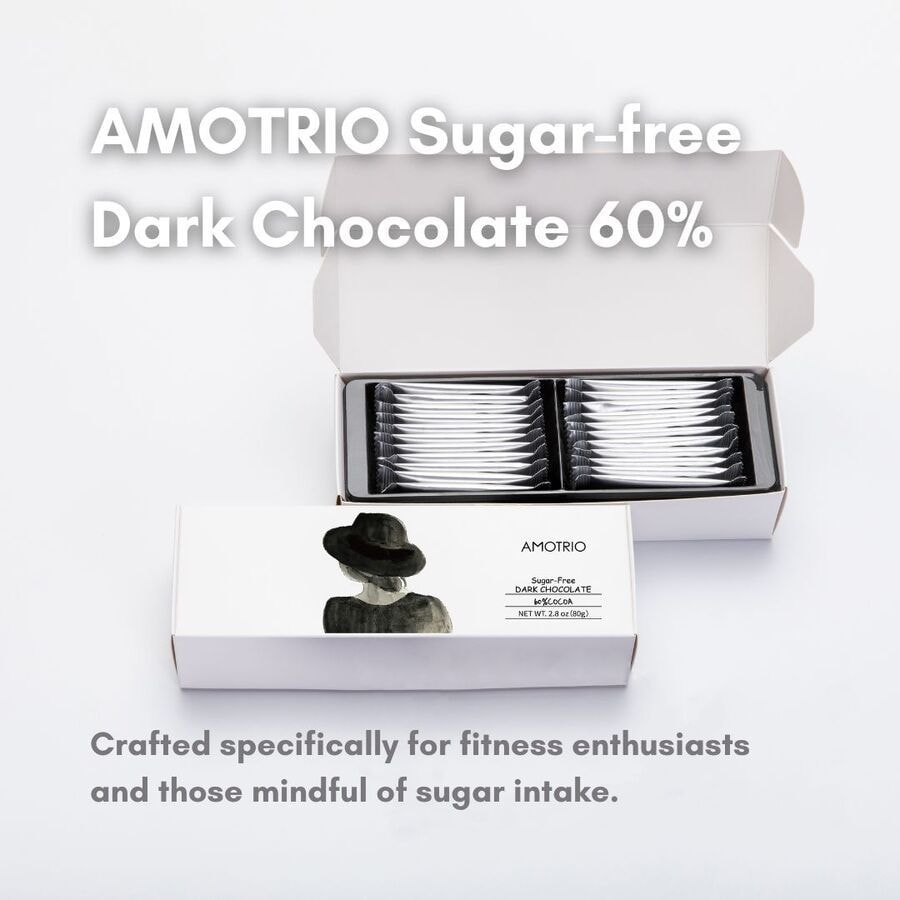 AMOTRIO 60% 比利時無糖黑巧克力 22枚