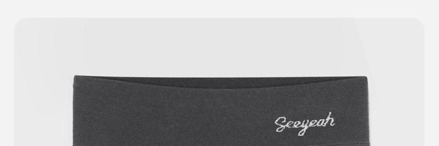 小野和子 羊毛棉褲襪第2代緊身褲 中灰色 短連腳 薄絨