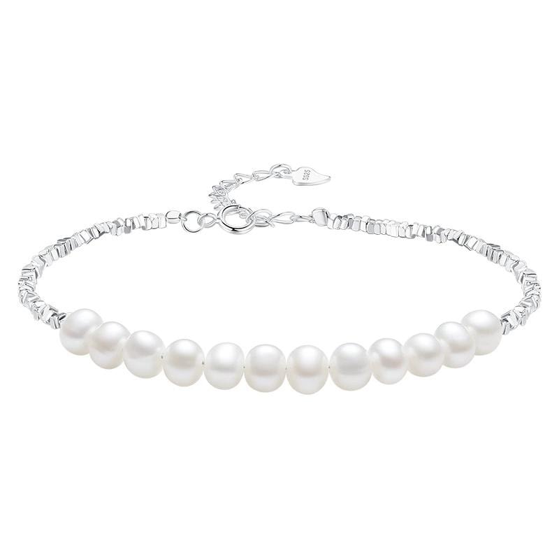 【中国直邮】  周大生 碎银子几两珍珠手链女轻奢小众高级感 手链 1个装