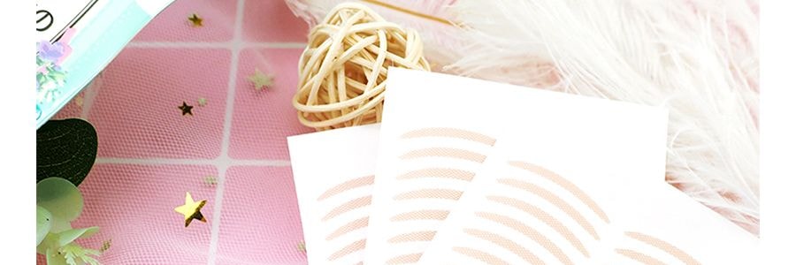 日本LUCKY TRENDY 素肌隱形無痕非蕾絲雙眼皮貼 30對*3【超值裝】